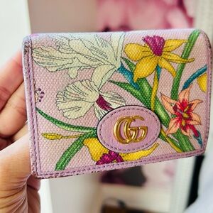 GUCCI FLORA LAVENDER WALLET